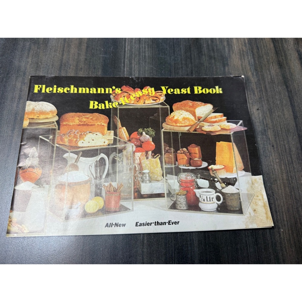 Vintage Fleischmann's Bake-it-easy Yeast Book Cookbook Recipes Softcover